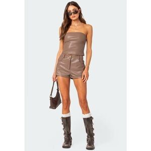Edikted brown leather set